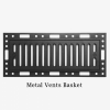 Elegant, flush‑mount Forest Series metal floor vent in Midnight Black—durable, low‑profile design for seamless, modern flooring. Sizes: 2.5×12 to 4×14.