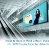 Harness the impact of LED panel for advertising: high-brightness, energy-efficient screens that deliver eye-catching visuals and dynamic content. 