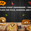 Hungry Point Vikasnagar is your go-to spot for fresh veggie pizzas, cheesy burgers, and quick snacks at affordable prices.