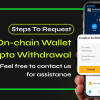 Learn how to request an on-chain crypto wallet withdrawal. Follow these steps or contact us for an easy on-chain wallet withdrawal.
