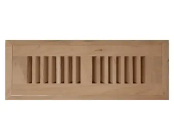 Add a flawless finish to your hardwood floors with Ventsbasket American Cherry Flush Mount...