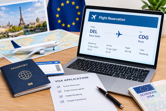   A flight reservation  is an important supporting document when preparing a Schengen vis...