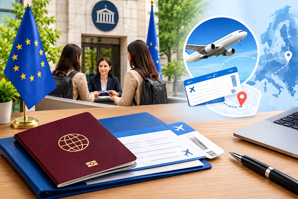 A flight reservation  is commonly included among the supporting documents for a Schengen v...