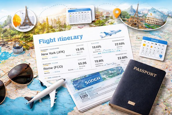    A  flight itinerary  is one of the most critical supporting documents for a Schenge...