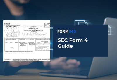 After making the initial filing of Form 4, companies and insiders must pay attention to a ...