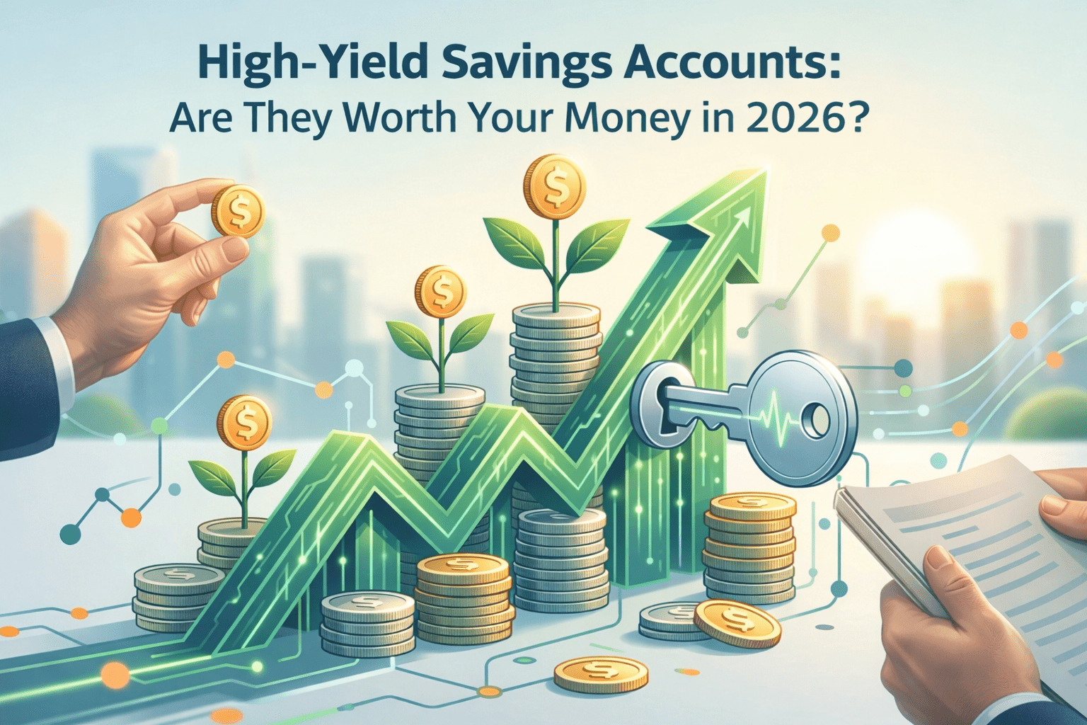 A high-yield savings account allows you to make your money grow in a safe and high-reward ...