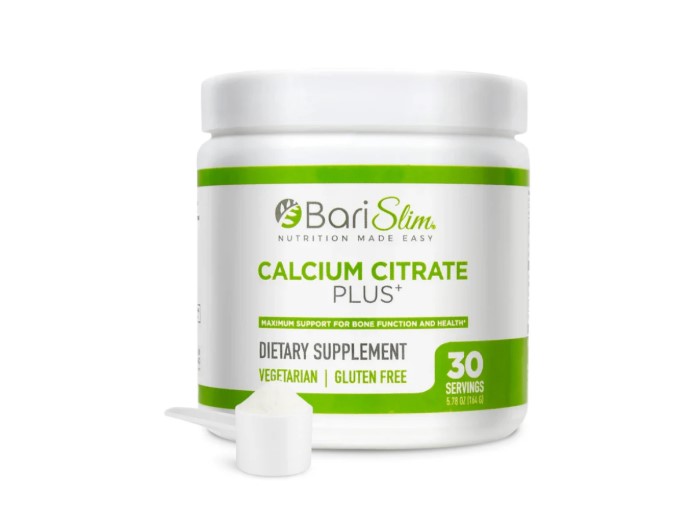 Bariatric calcium citrate is commonly used as part of nutritional management after bariatr...