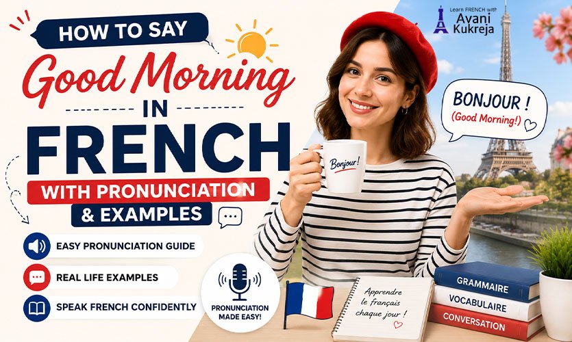 Before visiting a French-speaking country, learn how to say Good Morning in French. The co...