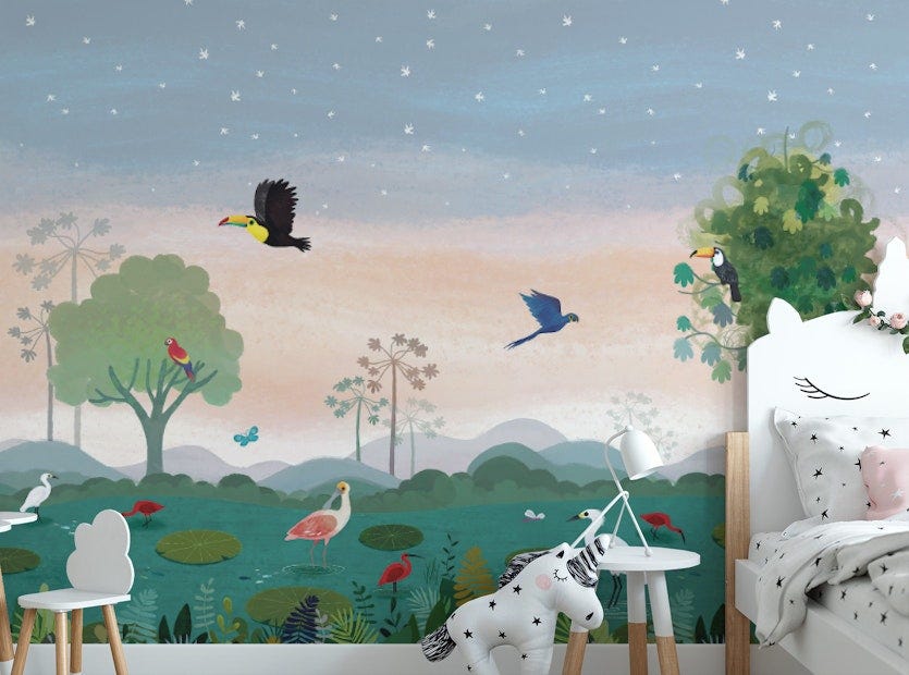 Bring nature into your home with bird wallpaper ideas that complement any design scheme. F...
