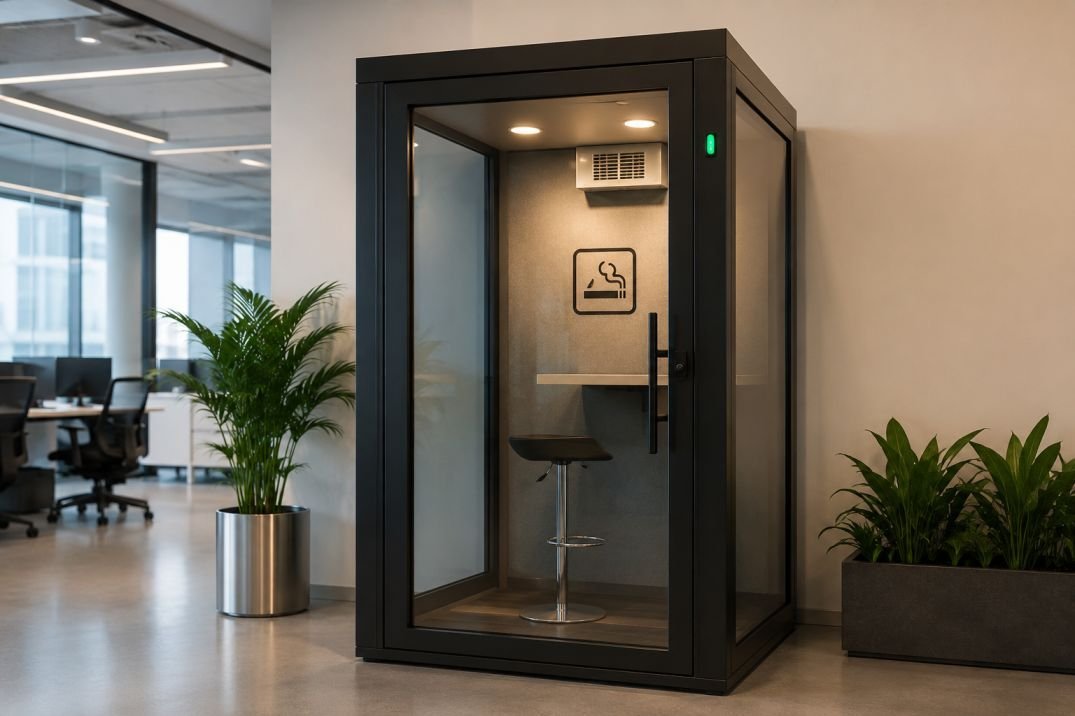 Buy the best smoking cabin for office in India. Compare features, HEPA filtration, plug-an...
