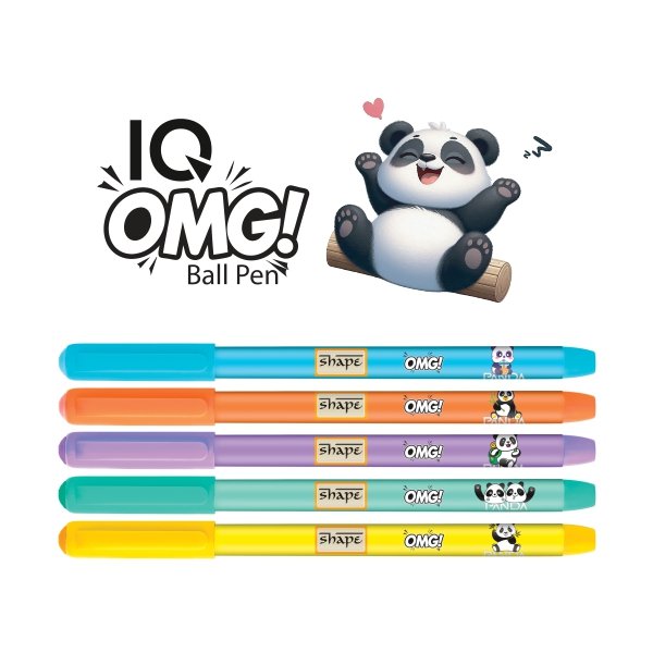 Buy the IQ OMG Panda Pen for a fun writing experience. Features a cute panda design, soft ...
