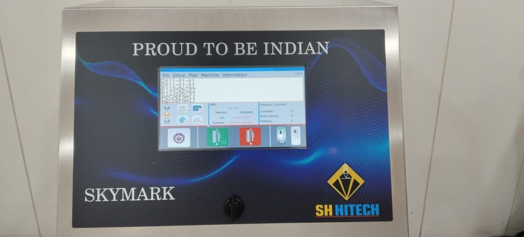 Call us at 9112711560! SH Hitech Solutions is the Best Skymark Inkjet Printer manufacturer...