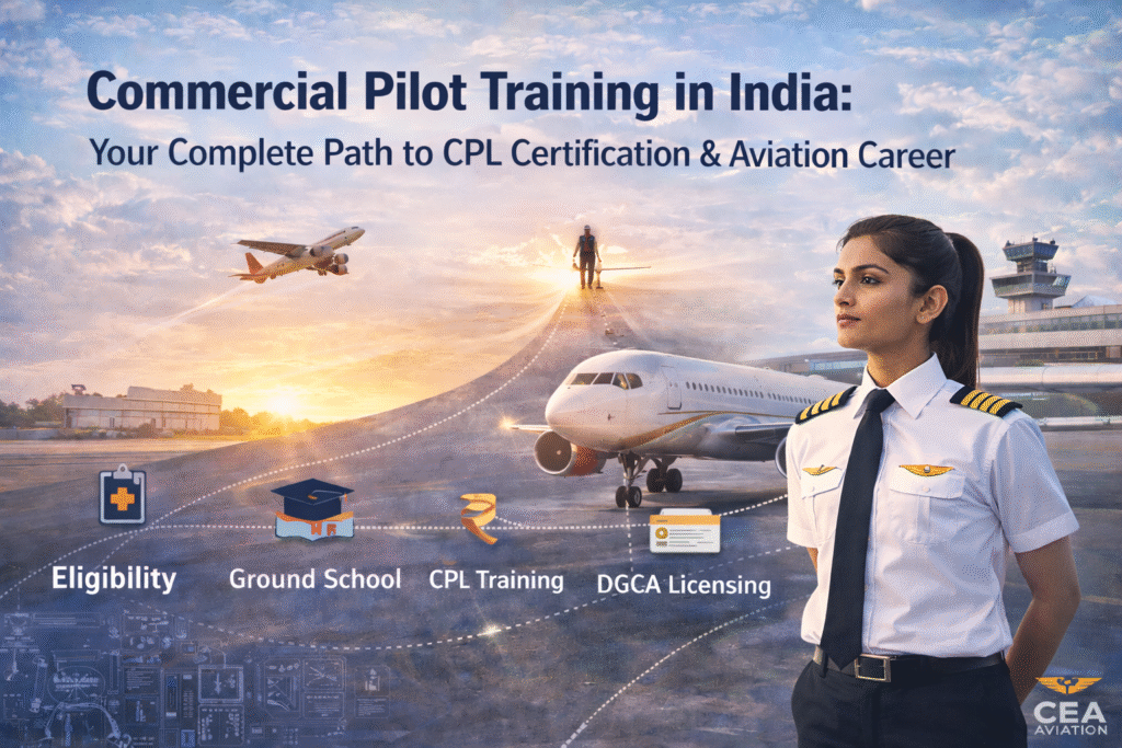 CEA Aviation provides detailed insights into commercial pilot training in India, including...