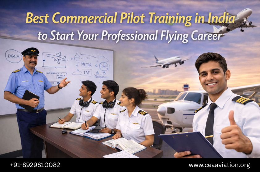 CEA Aviation offers insight on the best commercial pilot training in India, covering DGCA ...