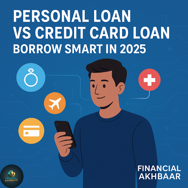 Compare personal loan vs credit card loan in 2025. Find best rates, EMIs, AI fintech insig...