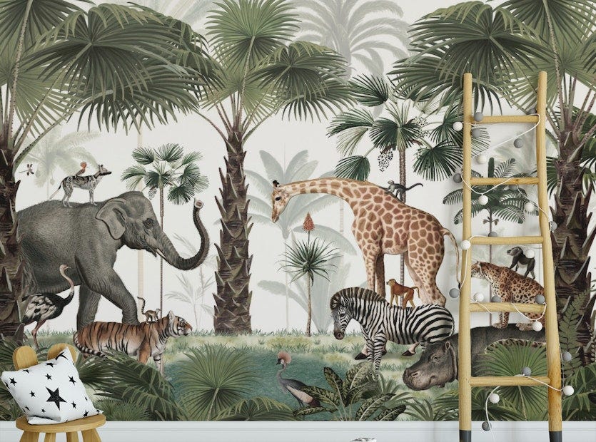 Discover a variety of wildlife wallpaper options perfect for adding a rustic charm to your...