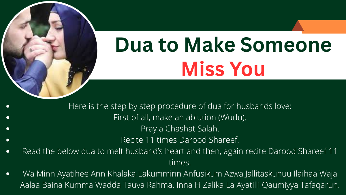 Dua to make someone miss you is for those couples who want to create the feeling of love i...