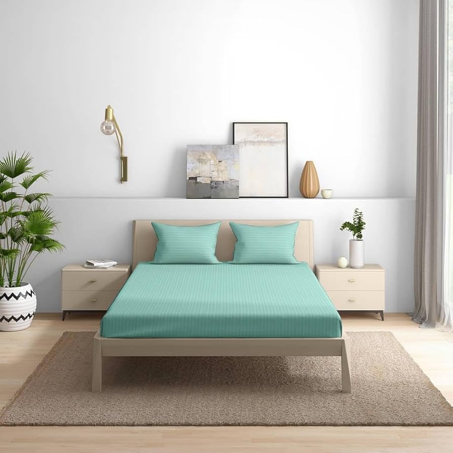 Experience comfort and style with queen size bedsheets designed for daily use. Ideal fit, ...
