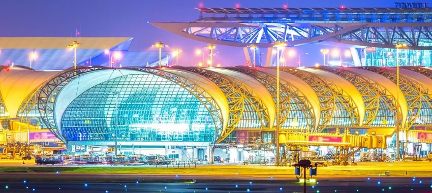 Experience seamless travel and luxury at the Emirates Airlines Bangkok Airport Terminal, l...