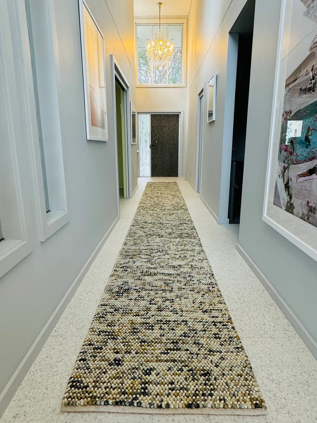 Experience refined texture and comfort with the Pebbles Rug by Luxurious Rugs. Handwoven f...