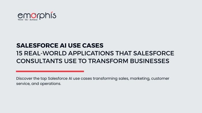 Explore 15 Salesforce AI use cases, how Salesforce consultants use AI to automate workflow...