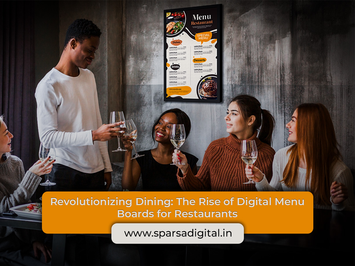 Explore how Digital Menu Boards for Restaurants are revolutionizing the food and beverage ...
