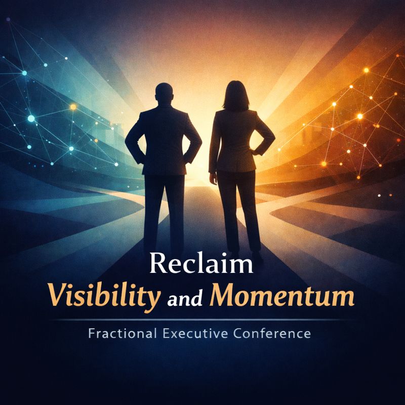 Fractional Executive Conference built for experienced executives seeking work community an...