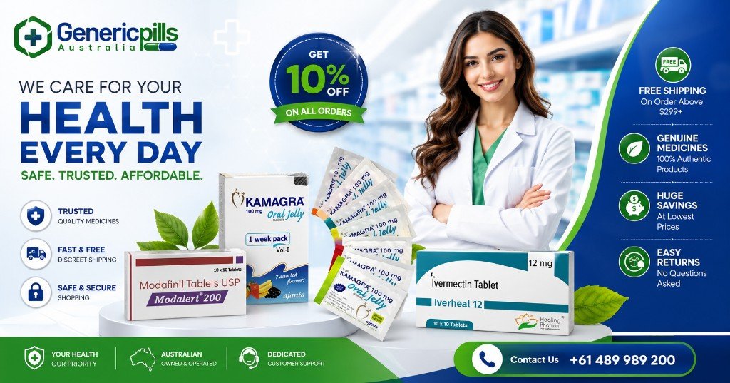 Generic Pills Australia offers affordable, high-quality medications, ensuring reliable tre...