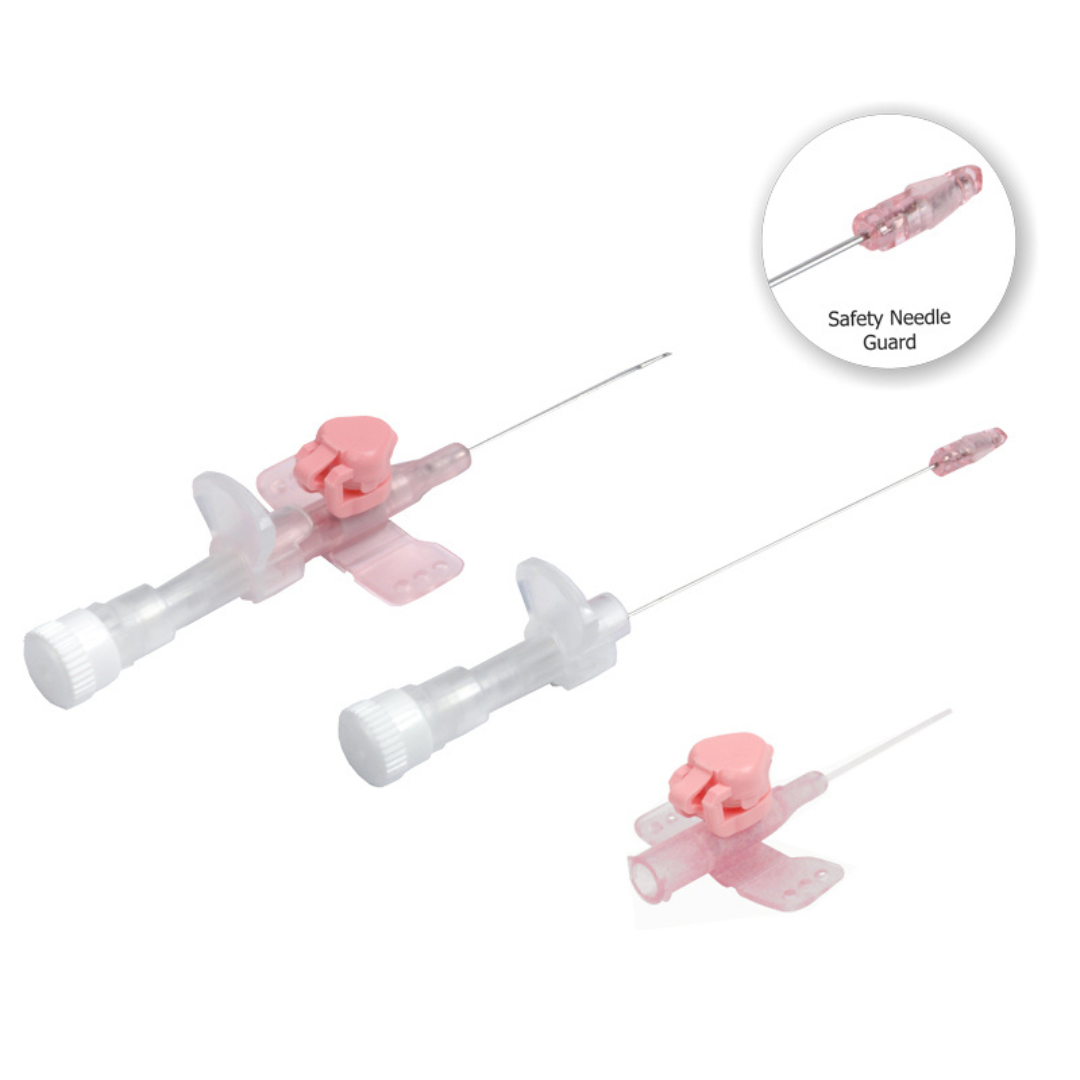 GSTC manufactures safety IV cannulas with injection ports, wings & safety clip. Sizes from...