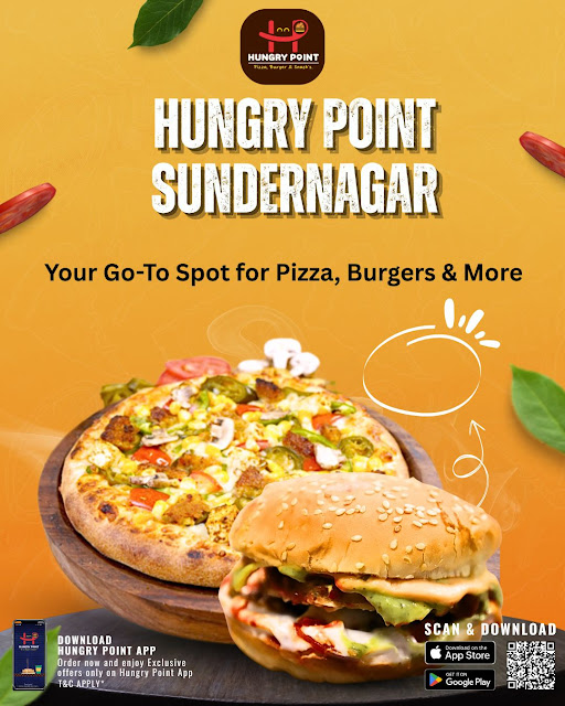 Hungry Point Sundernagar is more than a food stop—it’s a local favorite for pizzas, bu...