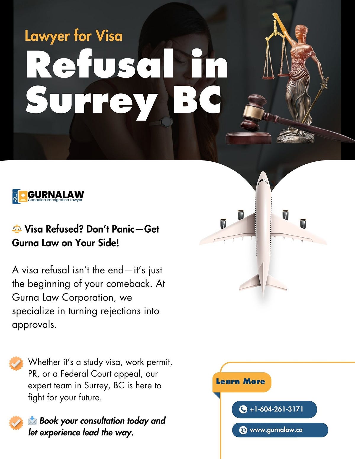 If your visa was denied, you need more than just advice—you need a plan. At Gurna Law, w...