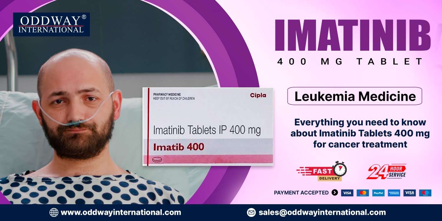 In Quickbloging, Buy Imatinib tablets 400 mg tablet from Oddway International. High-qualit...