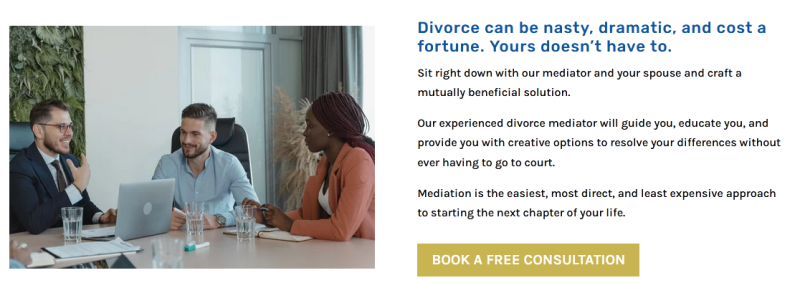 In the services of divorce mediation in San Diego, a neutral third party mediator leads th...