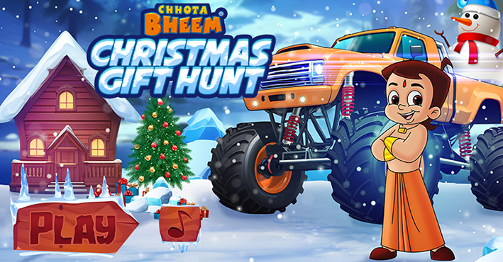 Join Chhota Bheem in the Christmas Gift Hunt! Collect gifts in 60 seconds, score high, and...