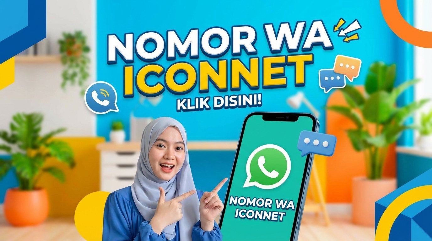 Kamu masih cari nomor WA ICONNET yang resmi dan paling baru? Sudah coba hubungi nomor 0811...