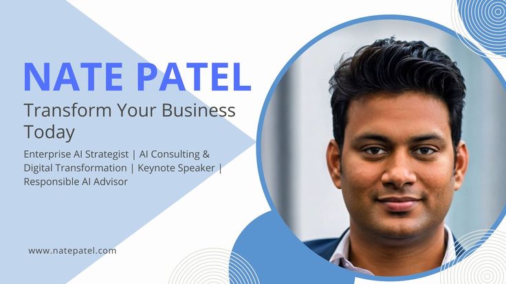 Leading enterprise AI strategist and business transformation specialist Nate Patel assists...