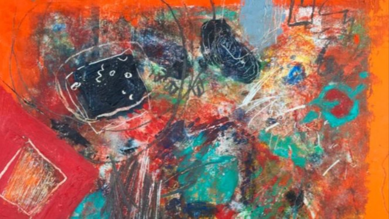 Learning abstract painting with a focus on color, design, and personal expression helps ar...
