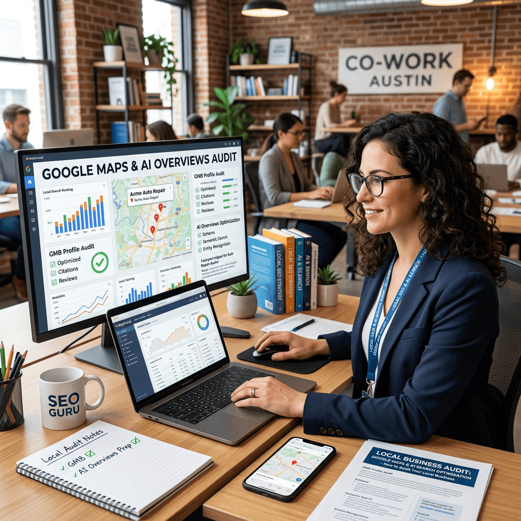 Learn how to audit your business for Google Maps, the Local 3-Pack, and AI Overviews. Comp...