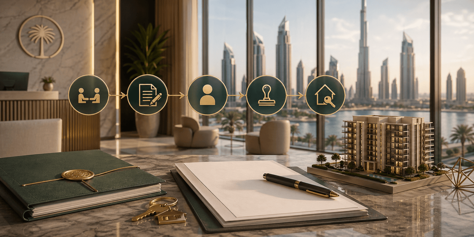Learn the complete Dubai property registration process with step-by-step guidance on docum...