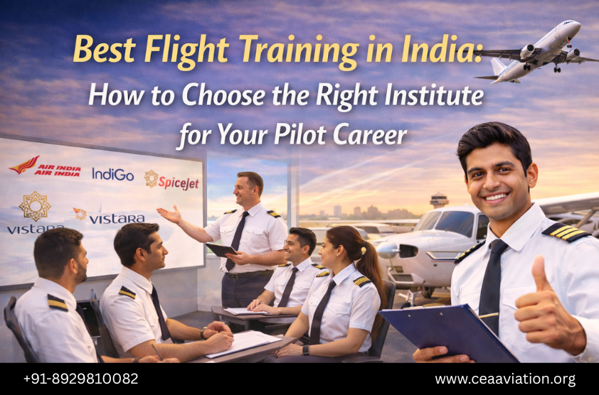 Learn how to choose the best flight training in India with expert guidance from CEA Aviati...