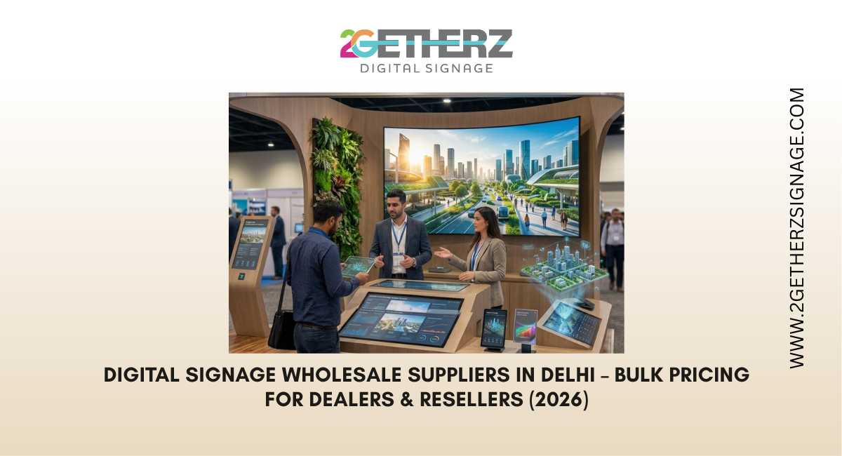 Looking for a trusted digital signage wholesale supplier in Delhi? Get bulk pricing on LED...