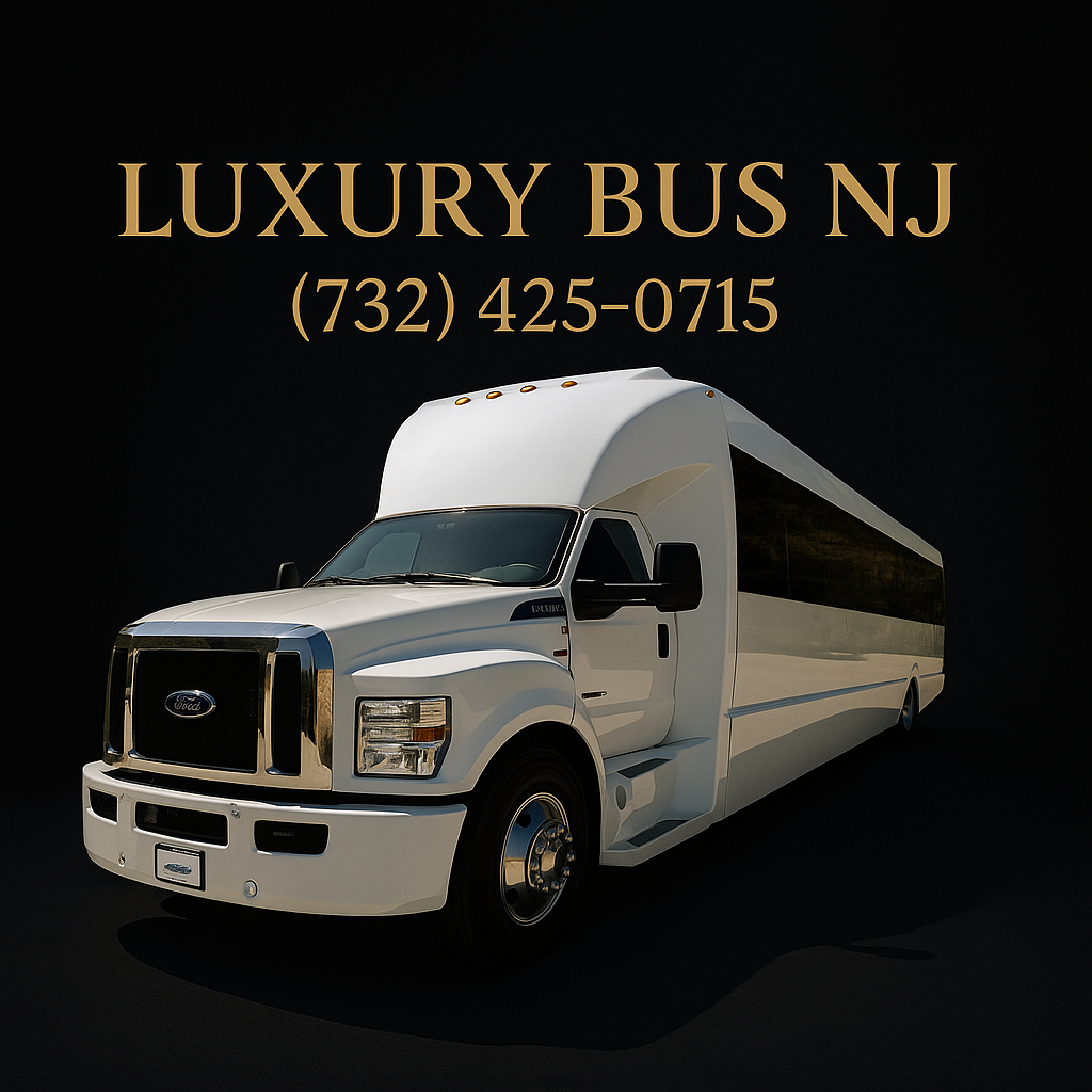 Luxury Bus NJ offer NJ Party Bus Rental service for wedding,prom,birthday,bachelor party a...