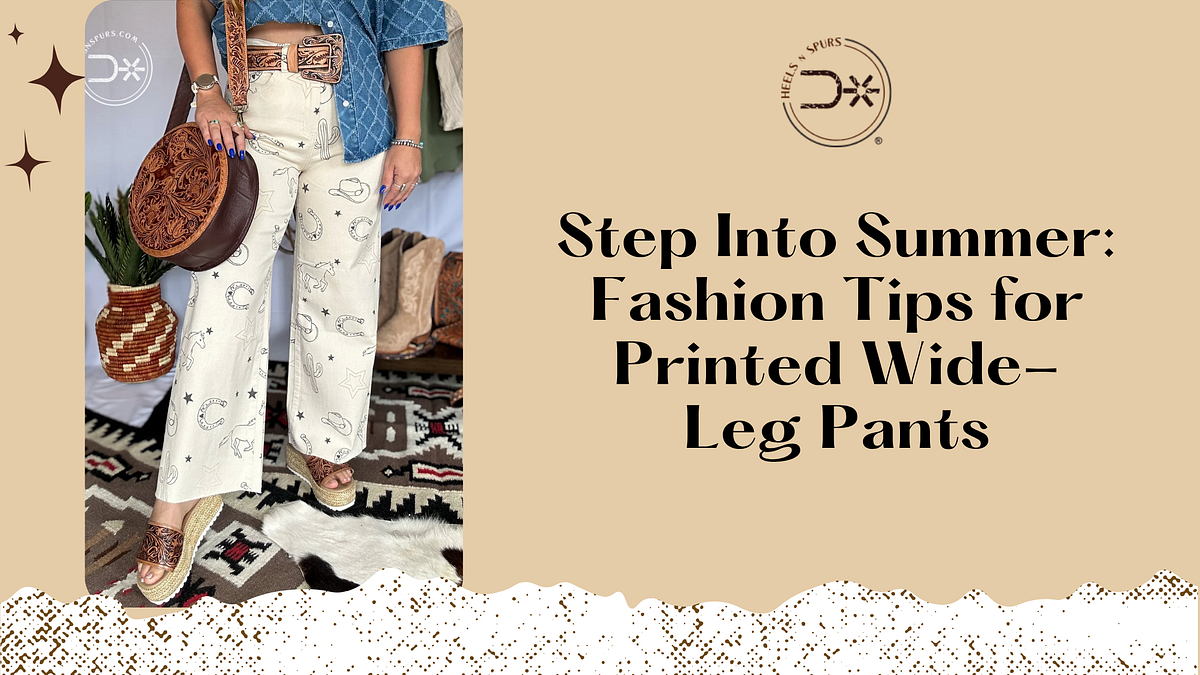 Make this summer unforgettable with the perfect printed wide-leg pants look from Heels N S...