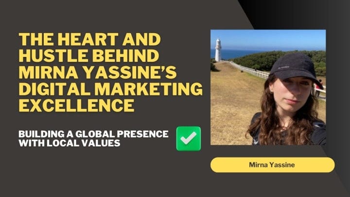 Mirna Yassine, an Australian digital marketing expert, blends creativity and SEO with genu...