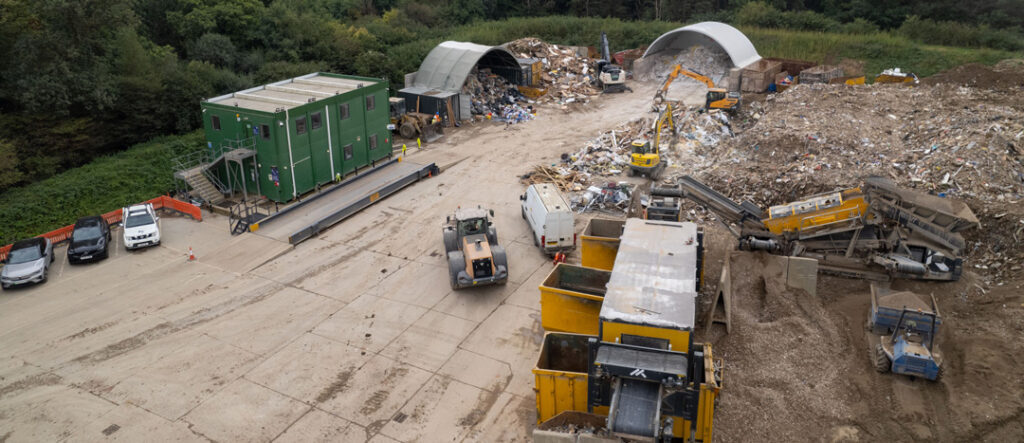 Modular industrial-grade canopies for commercial recycling operations can provide dependab...