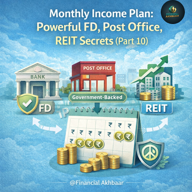 Monthly Income Plan using powerful FD, Post Office schemes, and REIT secrets to build reli...