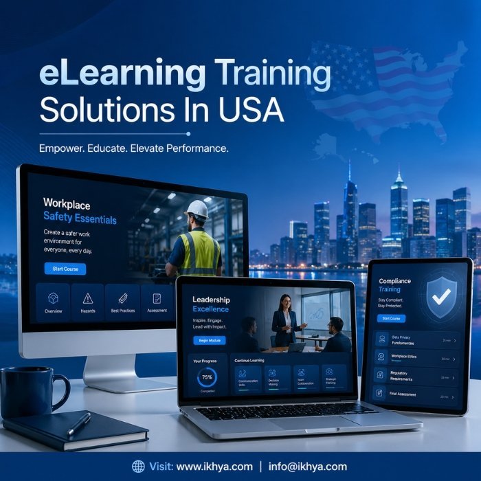 Need reliable eLearning training solutions in USA? IKHYA builds custom compliance, onboard...