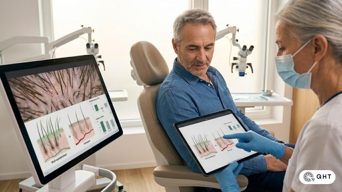 PRP therapy is often used alongside hair restoration procedures to support healing, improv...