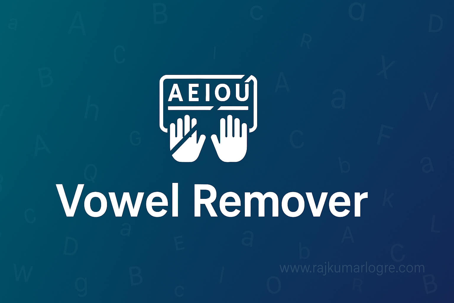 Quickly remove vowels from any text using this free online vowel remover tool.