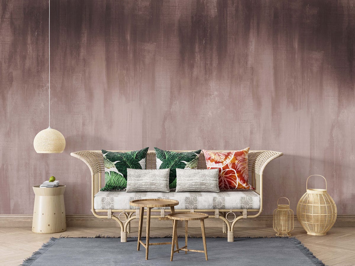 Refresh your living spaces with contemporary wallpaper that combines modern designs and vi...